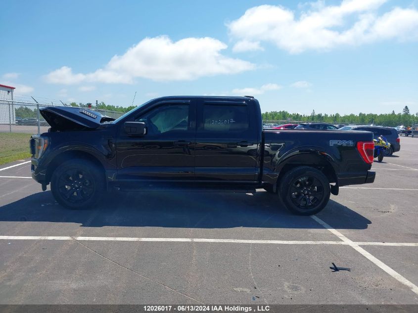 2022 Ford F150 Supercrew VIN: 1FTEW1EP3NFB17107 Lot: 12026017