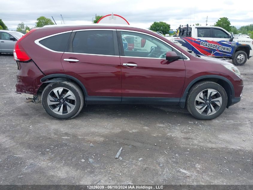 2015 Honda Cr-V Touring VIN: 5J6RM4H93FL802761 Lot: 12026039