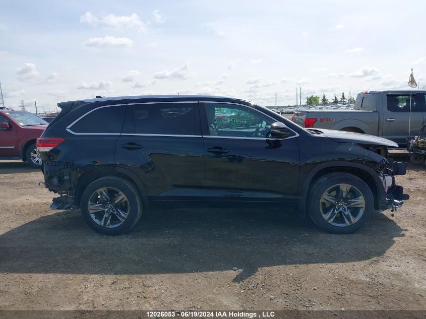 2018 Toyota Highlander Limited VIN: 5TDDZRFH0JS900324 Lot: 12026053