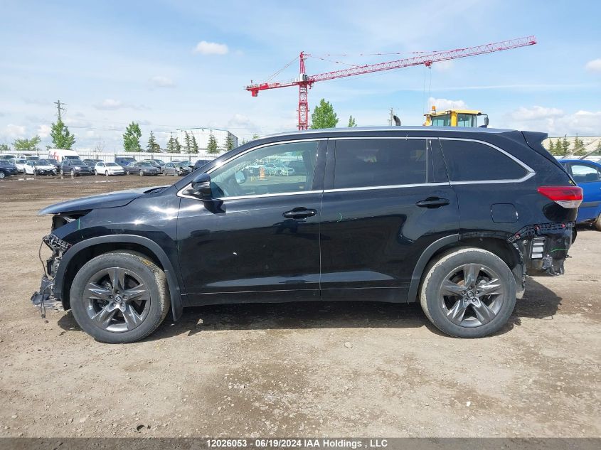 2018 Toyota Highlander Limited VIN: 5TDDZRFH0JS900324 Lot: 12026053