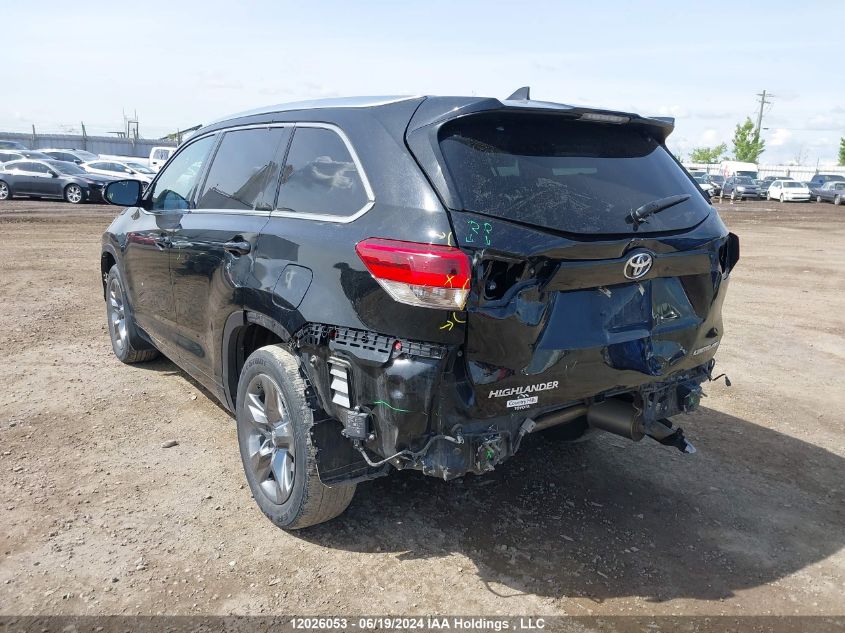 2018 Toyota Highlander Limited VIN: 5TDDZRFH0JS900324 Lot: 12026053