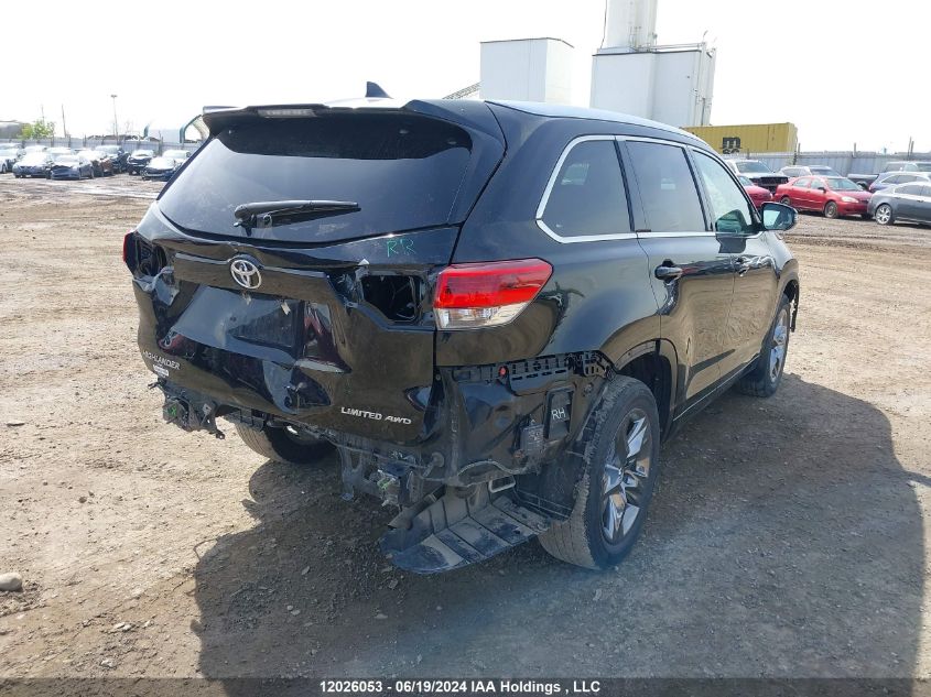 2018 Toyota Highlander Limited VIN: 5TDDZRFH0JS900324 Lot: 12026053