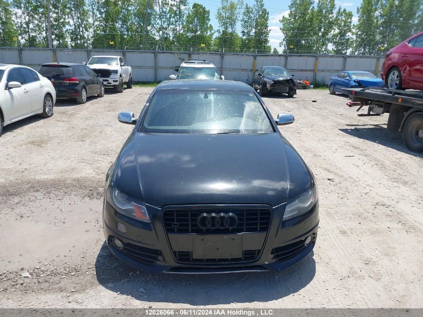 2011 Audi S4 VIN: WAUBGCFL2BA038511 Lot: 12026066