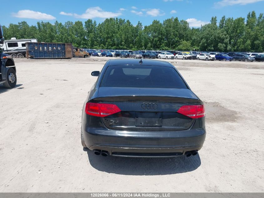 2011 Audi S4 VIN: WAUBGCFL2BA038511 Lot: 12026066