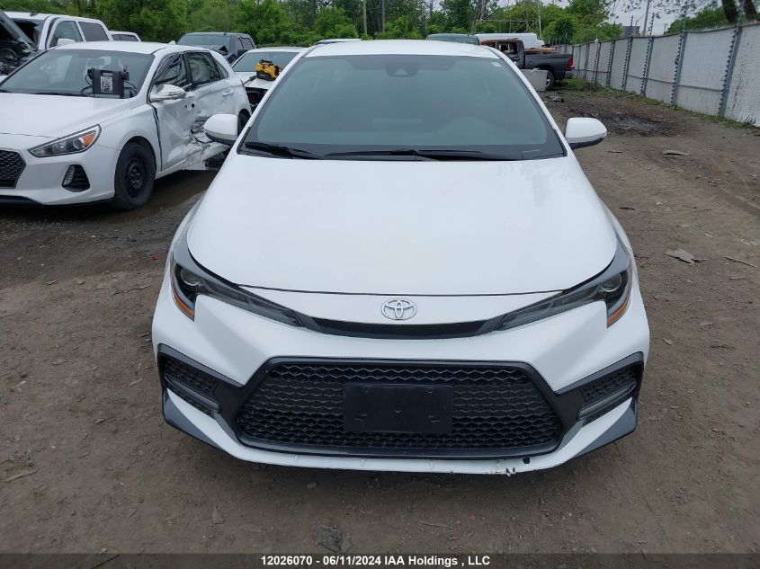 2022 Toyota Corolla Se VIN: 5YFB4MBE6NP121450 Lot: 12026070