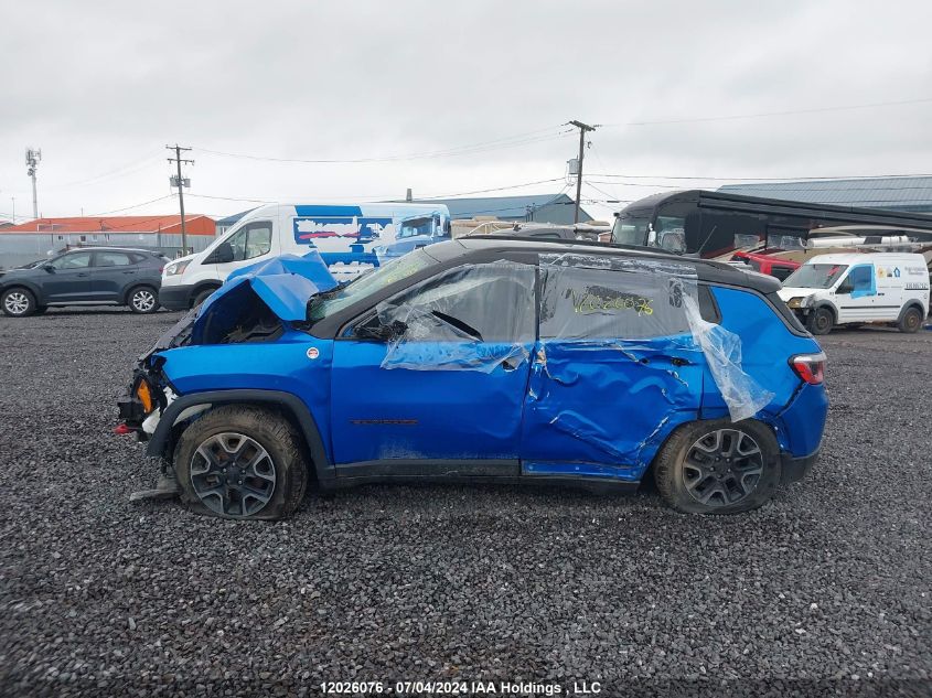 2019 Jeep Compass Trailhawk VIN: 3C4NJDDB1KT645722 Lot: 12026076