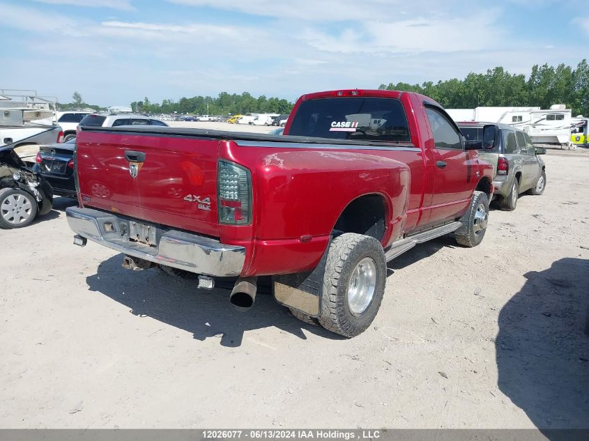 2007 Dodge Ram 3500 Slt/Sport VIN: 3D7MX46C17G709098 Lot: 12026077