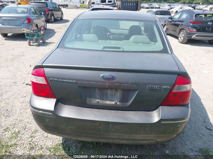 2006 Ford Five Hundred VIN: 1FAHP24126G110115 Lot: 12026089