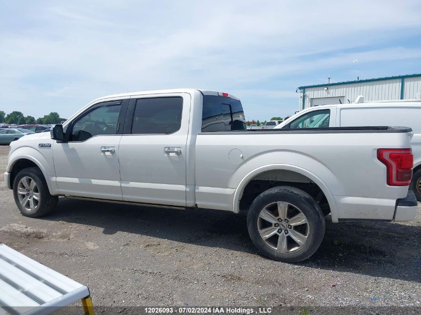 2016 Ford F150 Supercrew VIN: 1FTFW1EF9GFC09515 Lot: 12026093