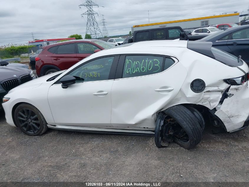 2021 Mazda Mazda3 VIN: JM1BPBMY8M1322384 Lot: 12026103