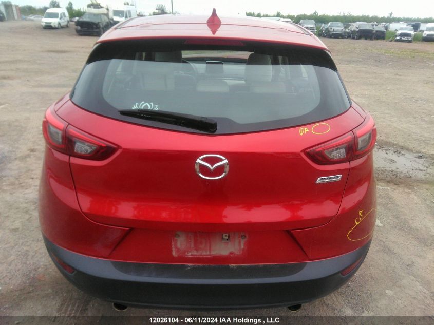 2016 Mazda Cx-3 Grand Touring VIN: JM1DKBD72G0112288 Lot: 12026104