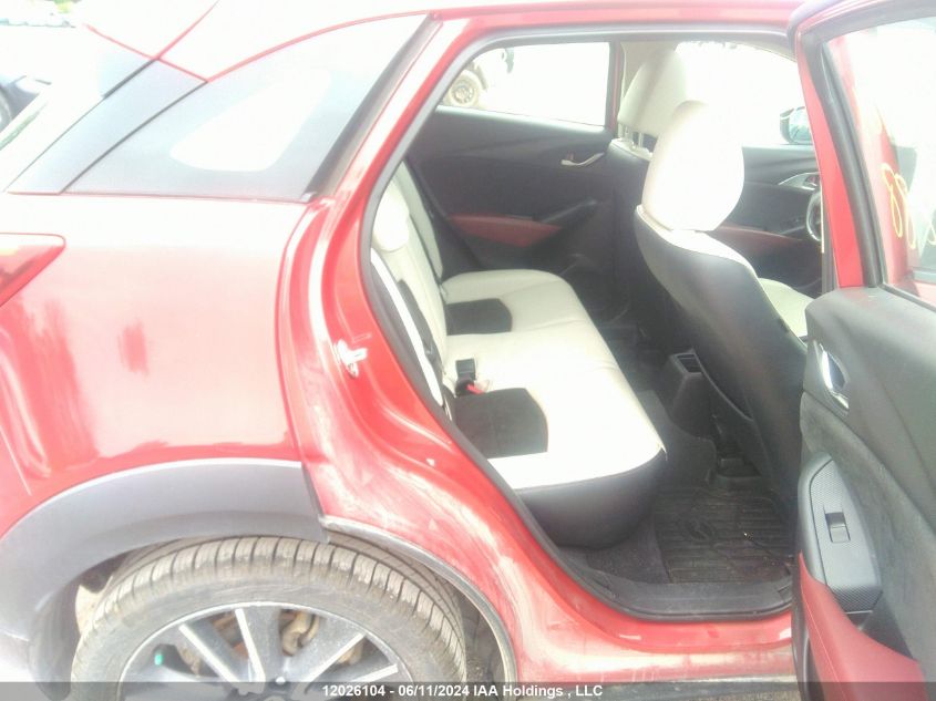 2016 Mazda Cx-3 Grand Touring VIN: JM1DKBD72G0112288 Lot: 12026104