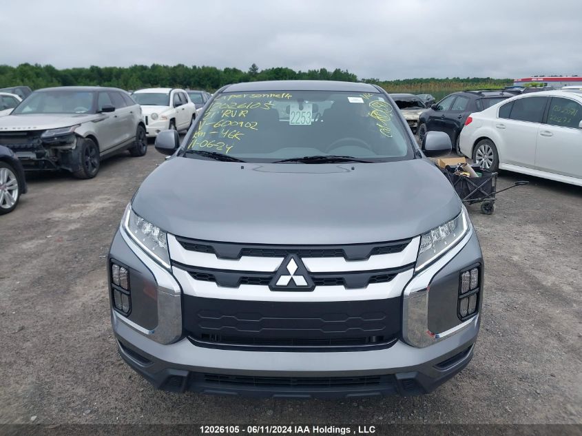 2021 Mitsubishi Rvr Es VIN: JA4AJUAUXMU600902 Lot: 12026105