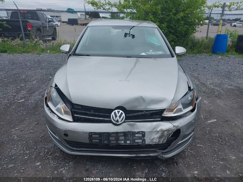 2015 Volkswagen Golf VIN: 3VW217AU4FM055313 Lot: 12026109