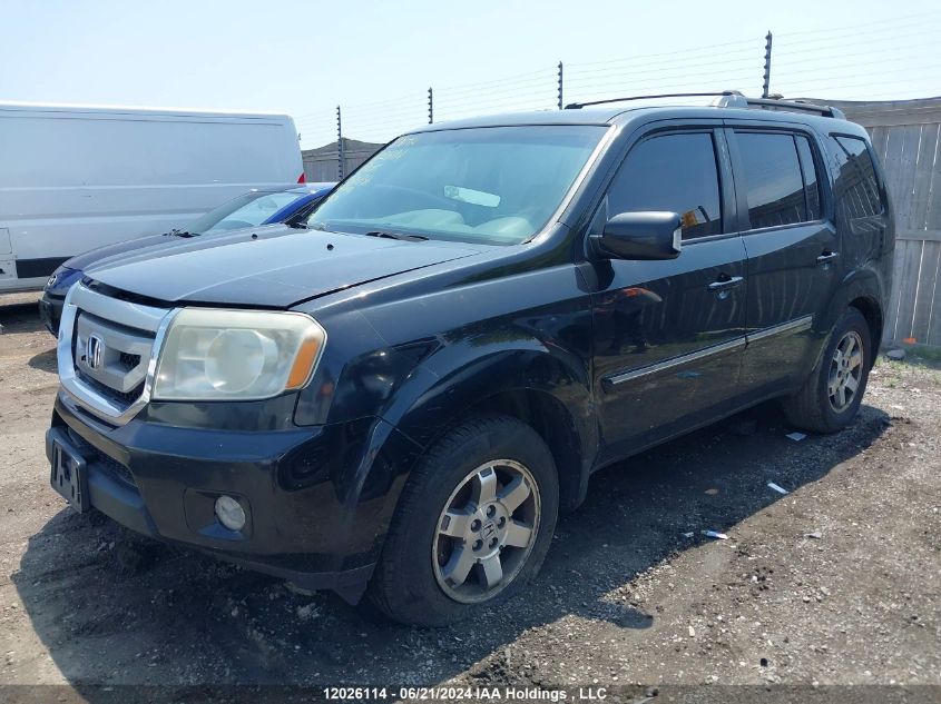 2011 Honda Pilot Touring VIN: 5FNYF4H93BB506356 Lot: 12026114