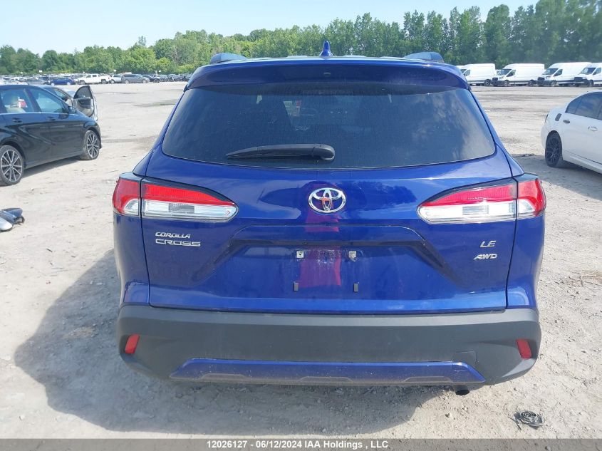 2022 Toyota Corolla Cross Le VIN: 7MUBAABG2NV028138 Lot: 12026127