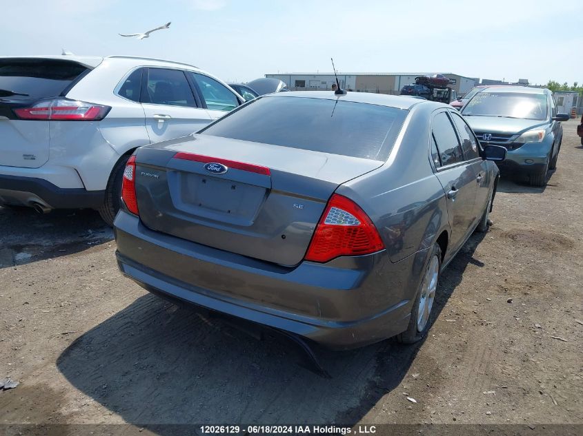 2012 Ford Fusion Se VIN: 3FAHP0HA4CR403713 Lot: 12026129