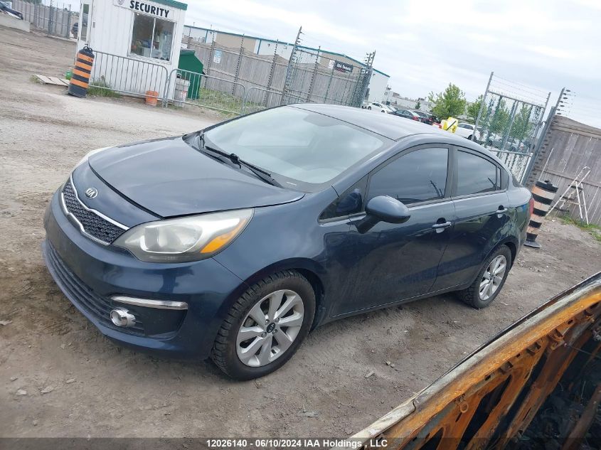 2016 Kia Rio VIN: KNADN4A33G6004213 Lot: 12026140