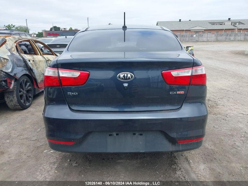 2016 Kia Rio VIN: KNADN4A33G6004213 Lot: 12026140