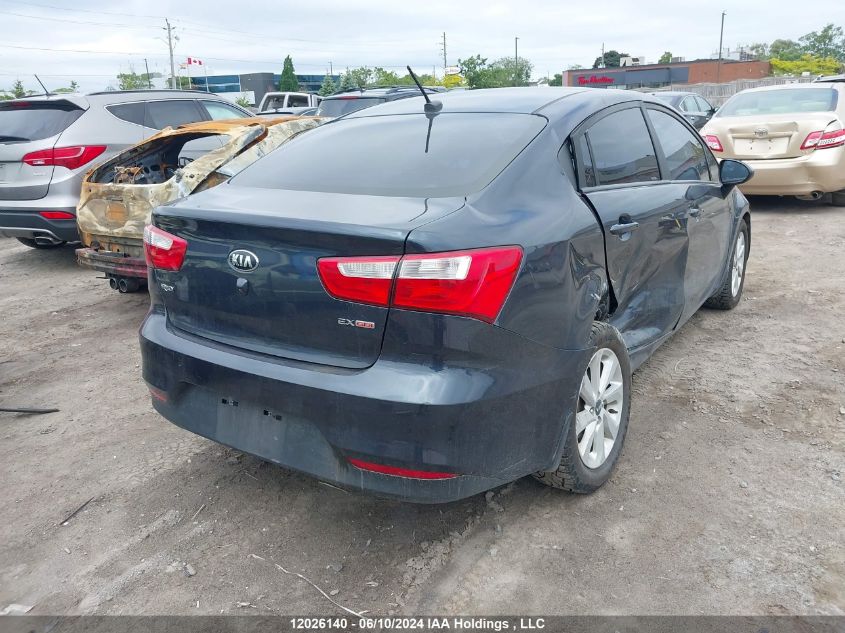 2016 Kia Rio VIN: KNADN4A33G6004213 Lot: 12026140