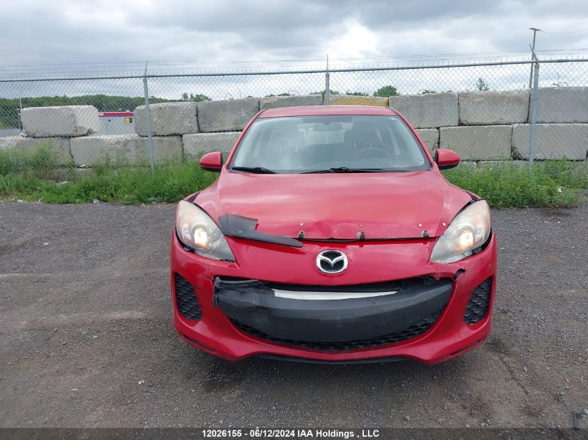 2012 Mazda 3 I VIN: JM1BL1KFXC1604466 Lot: 12026155