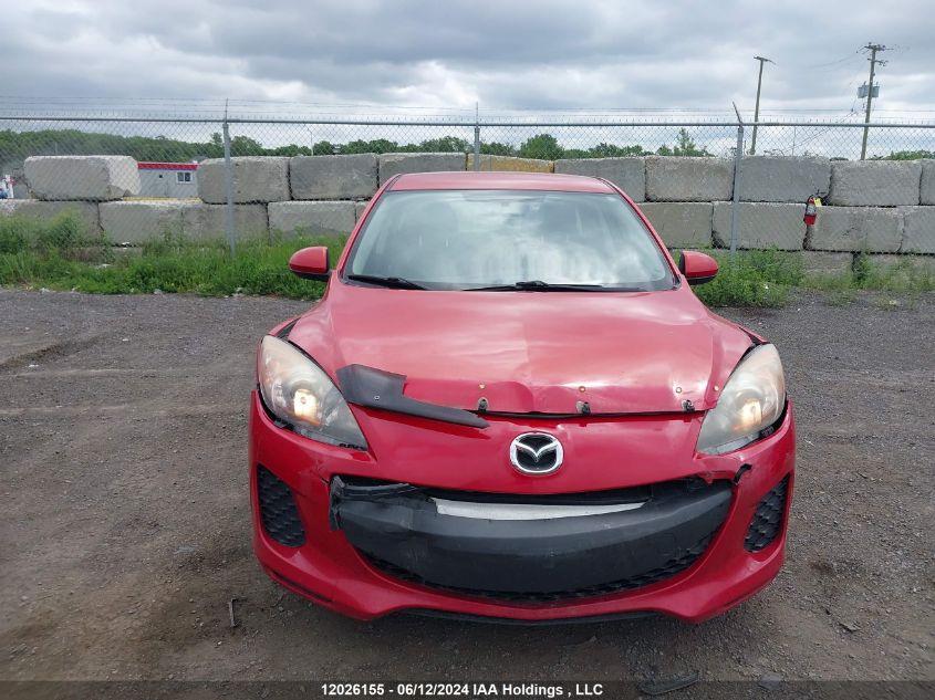 2012 Mazda 3 I VIN: JM1BL1KFXC1604466 Lot: 12026155