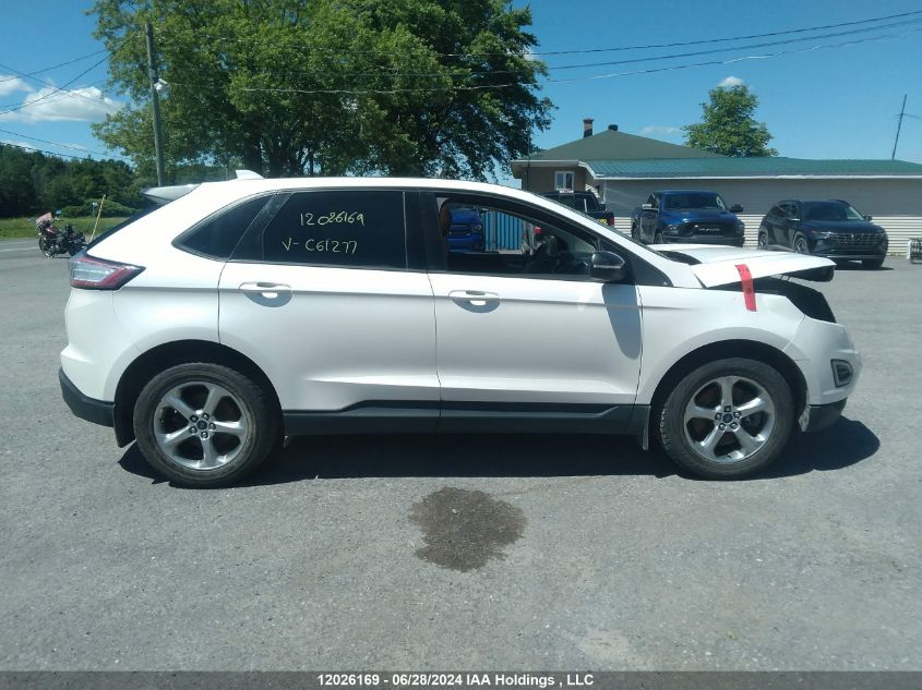 2018 Ford Edge Sel VIN: 2FMPK4J97JBC61277 Lot: 12026169