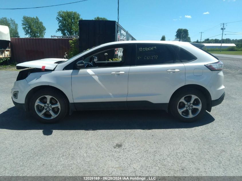 2018 Ford Edge Sel VIN: 2FMPK4J97JBC61277 Lot: 12026169