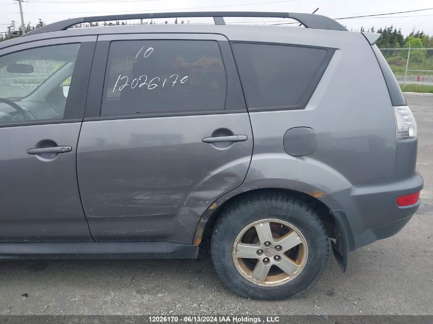 2010 Mitsubishi Outlander VIN: JA4JT3AX4AZ603307 Lot: 12026170