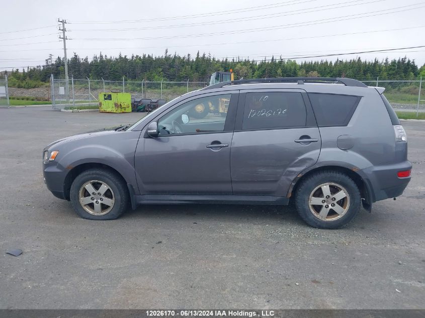 2010 Mitsubishi Outlander VIN: JA4JT3AX4AZ603307 Lot: 12026170