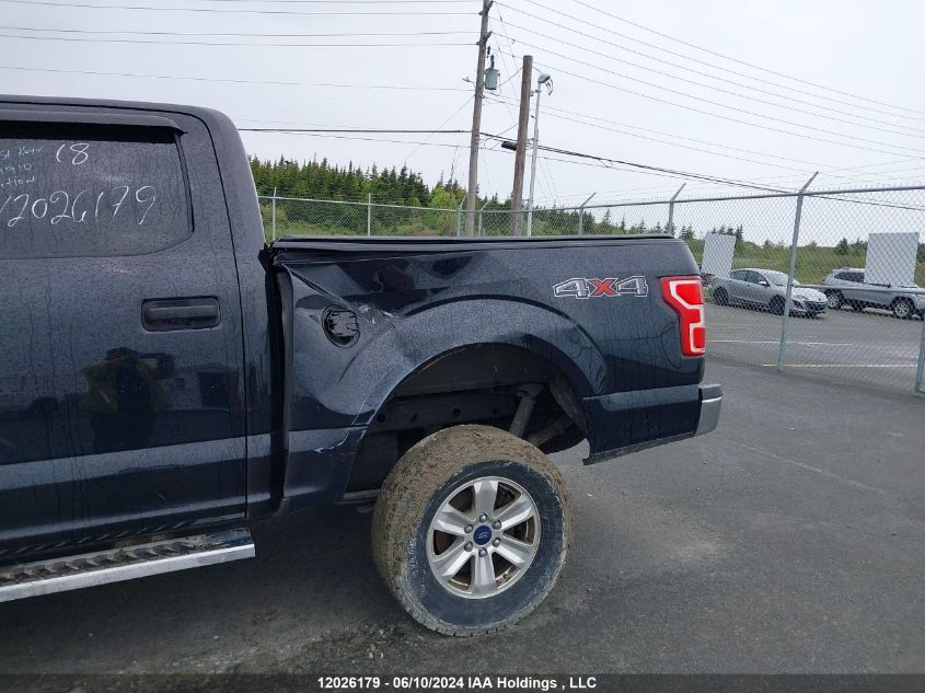 2018 Ford F150 Supercrew VIN: 1FTEW1EB2JFA66729 Lot: 12026179