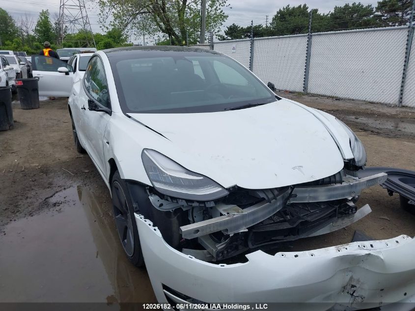 2022 Tesla Model 3 VIN: 5YJ3E1EAXNF257973 Lot: 12026182