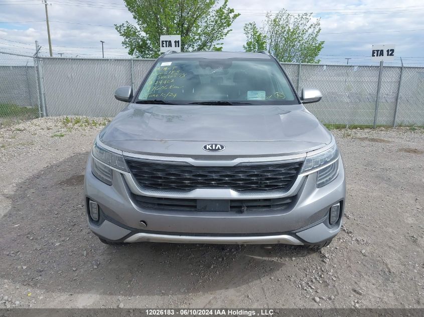 2021 Kia Seltos Sx VIN: KNDETCA23M7124422 Lot: 12026183