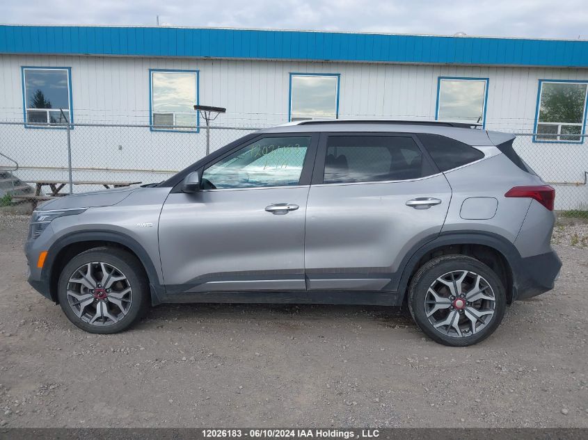 2021 Kia Seltos Sx VIN: KNDETCA23M7124422 Lot: 12026183