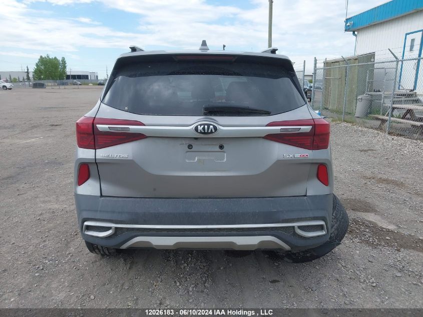 2021 Kia Seltos Sx VIN: KNDETCA23M7124422 Lot: 12026183