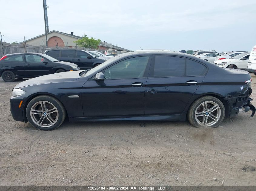 2014 BMW 5 Series VIN: WBA5A7C55ED614252 Lot: 12026184