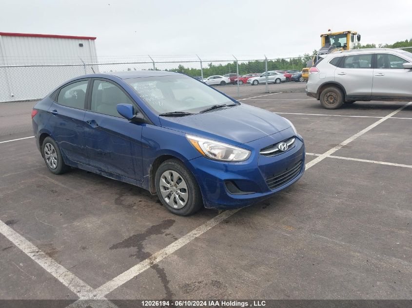 2016 Hyundai Accent Gl VIN: KMHCT4AE6GU142017 Lot: 12026194