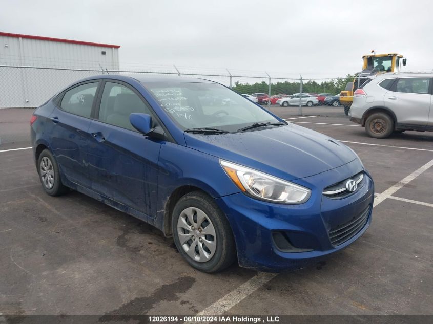 2016 Hyundai Accent Gl VIN: KMHCT4AE6GU142017 Lot: 12026194