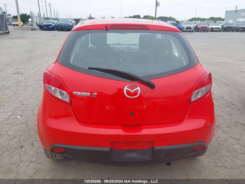 2011 Mazda Mazda2 VIN: JM1DE1HY9B0118358 Lot: 12026206