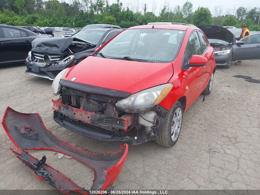 2011 Mazda Mazda2 VIN: JM1DE1HY9B0118358 Lot: 12026206