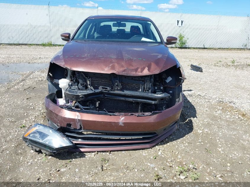 2016 Volkswagen Jetta Sedan VIN: 3VWD67AJ2GM322966 Lot: 12026228