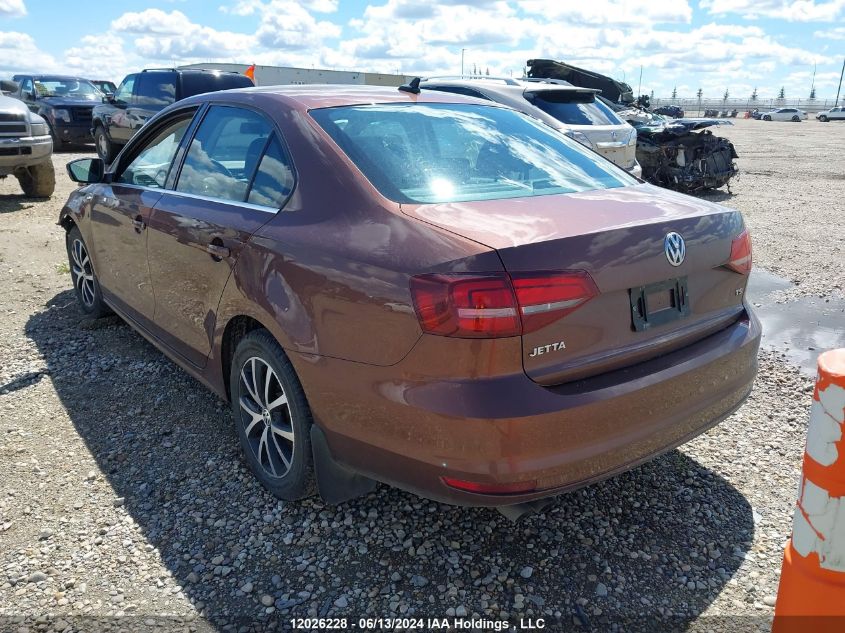 2016 Volkswagen Jetta Sedan VIN: 3VWD67AJ2GM322966 Lot: 12026228