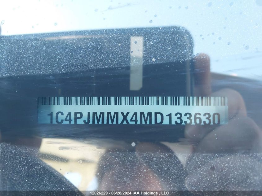 2021 Jeep Cherokee Latitude Lux VIN: 1C4PJMMX4MD133630 Lot: 12026229