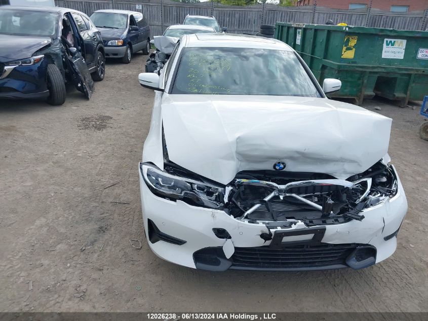2020 BMW 3 Series VIN: 3MW5R7J05L8B34979 Lot: 12026238