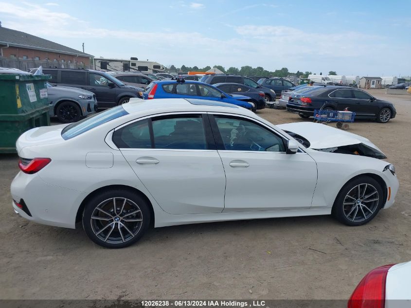 2020 BMW 3 Series VIN: 3MW5R7J05L8B34979 Lot: 12026238