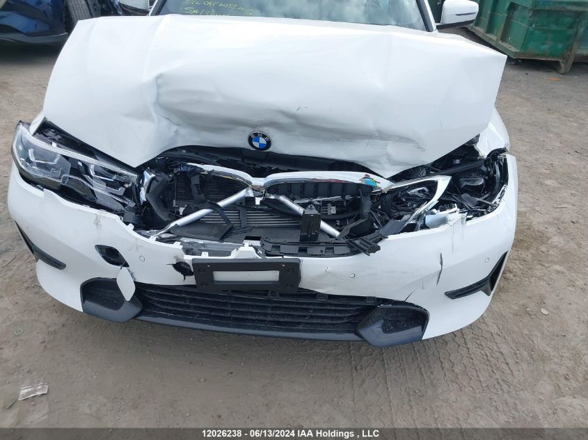 2020 BMW 3 Series VIN: 3MW5R7J05L8B34979 Lot: 12026238