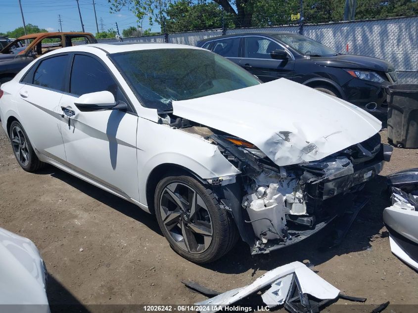 2021 Hyundai Elantra Sel VIN: KMHLN4AG6MU065415 Lot: 12026242