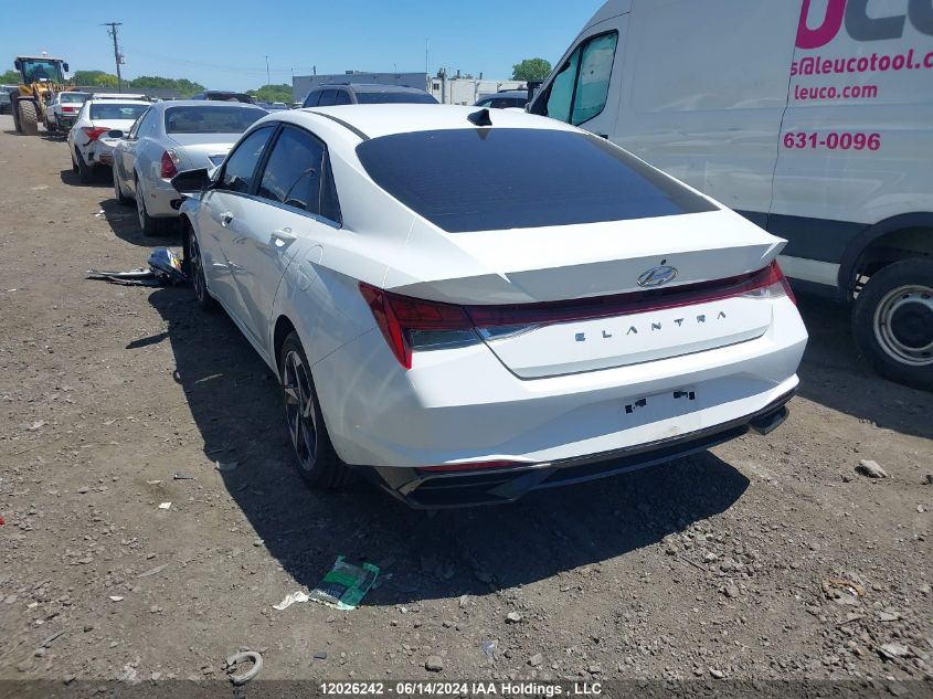 2021 Hyundai Elantra Sel VIN: KMHLN4AG6MU065415 Lot: 12026242