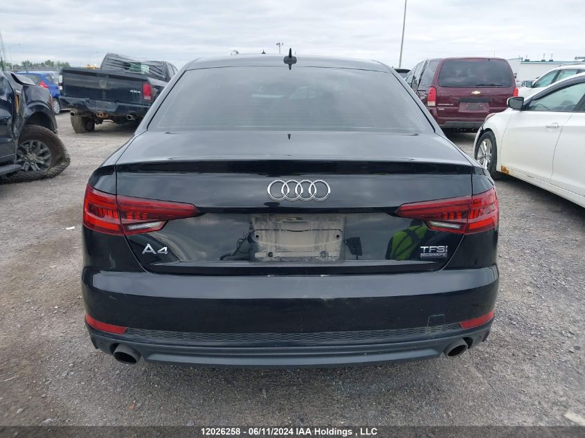 2018 Audi A4 Sedan VIN: WAUANAF47JN012699 Lot: 12026258