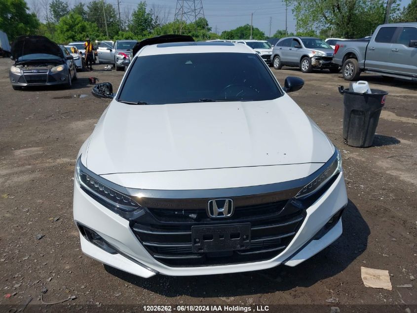 2021 Honda Accord Sedan VIN: 1HGCV1F32MA800953 Lot: 12026262